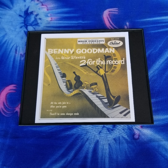 Benny Goodman Jazz Walt Disney Piano Wall Decor Capitol Records Los Angeles - Picture 4 of 5